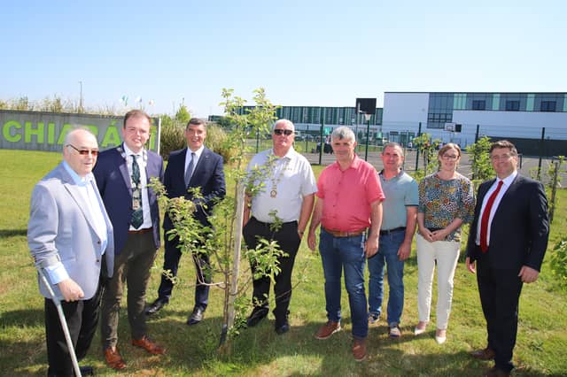 Tony Brazil, Cllr Dan McSweeney, John Kelly, Gerard Lynch, Richard O’Donoghue TD, Cllr John O’Donoghue, Carmel Lynch and Gerard O’Sullivan