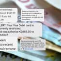 Pictured: Examples of scam messages that Bank of Ireland customers are receiving