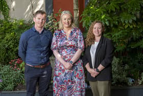 Alan Tuohy, principal Raheen Wood Community National School, Scarriff, Deirdre Bourke, principal Limerick Community Special School and Niamh Cooke, Deputy Principal Limerick Community Special School