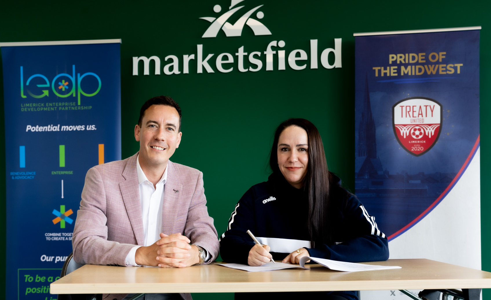 LEDP and Treaty United sign historic deal for Markets Field Stadium