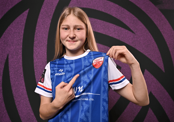 Madison McGuane scored for Treaty United in the Women's Premier Division last weekend