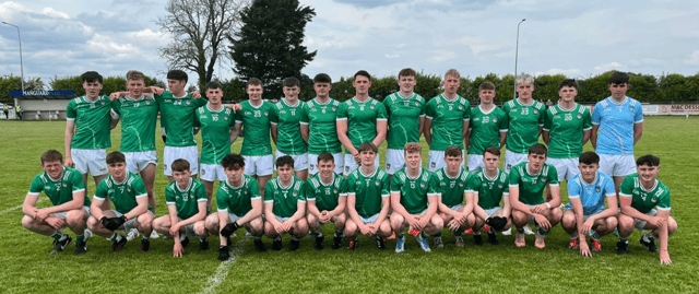 The Limerick U20 football squad which played Monaghan in their Dalata Hotel Group All-Ireland 'B' championship semi-final on Sunday