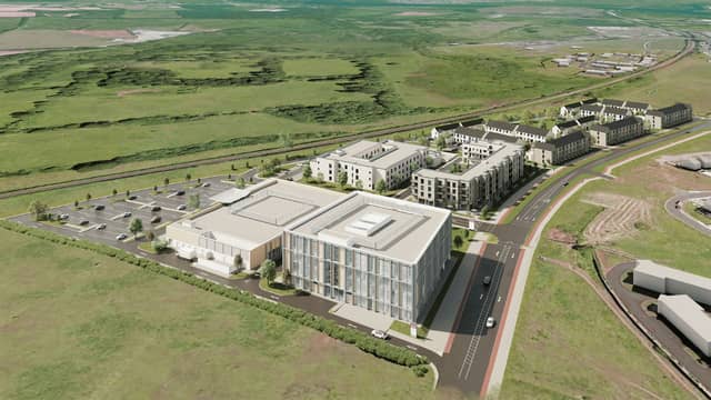 A new private hospital will anchor the Ballygrennan development