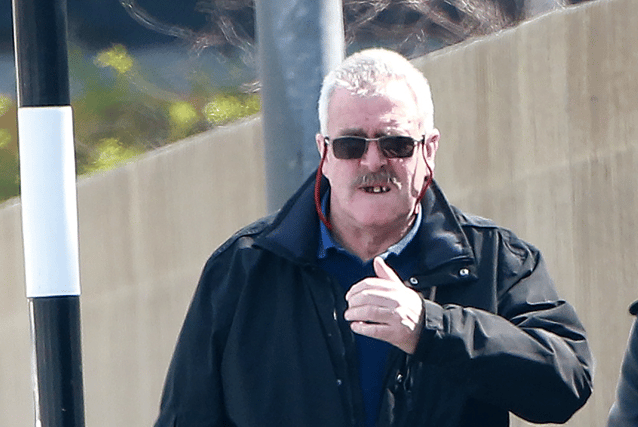 The accused - Edward Lillis - outside Limerick Courthouse I PICTURE: Brendan Gleeson