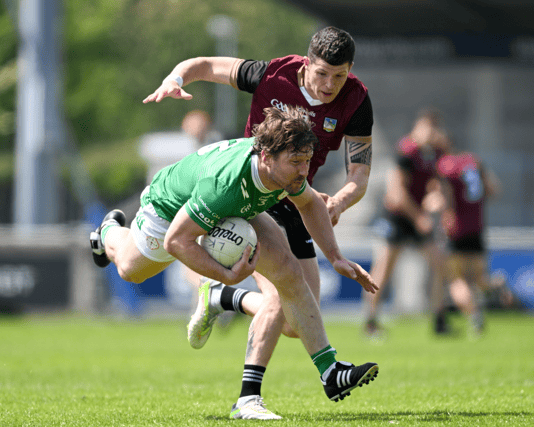 Limerick Iain Corbett in action against London during the Tailteann Cup last year, PICTURE: Sportsfile