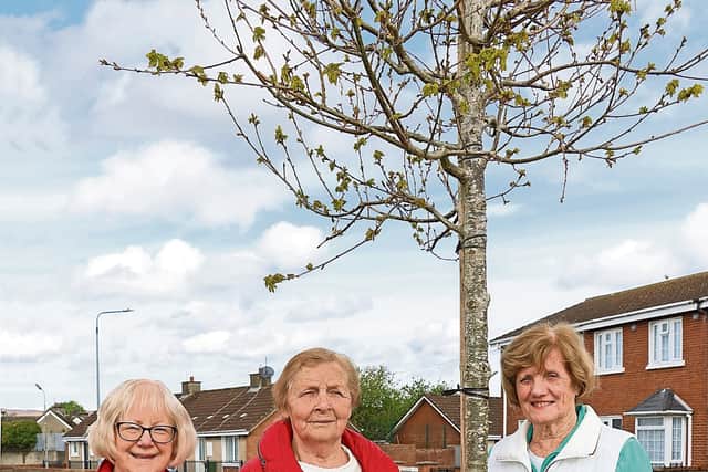 Helen is pictured below with friends, Joan Lyons and Pat Ryan