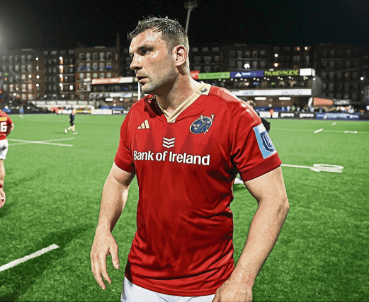 Munster Rugby captain Tadhg Beirne after Friday night's URC defeat to Cardiff at the Arms Park