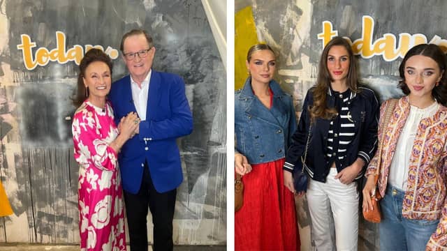 We had a glamorous TV return at the Holman Lee Agency this week as models Grace, Sophia and Ava worked the catwalk dressed in Ela Maria, Newcastle West and I also met the wonderful Aonghus McAnally!