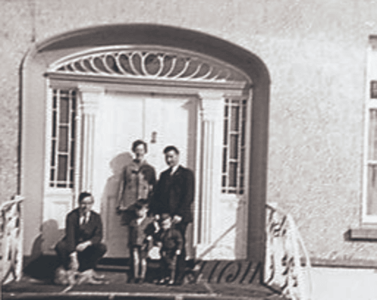 Clino Cottage (1970): Frank, Kathleen, Gerard, Derek and Joseph Mulcahy Photo credit: Dr Derek Mulcahy