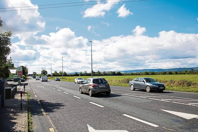 Tournafulla National School is located along the busy N21 | PICTURE: Adrian Butler