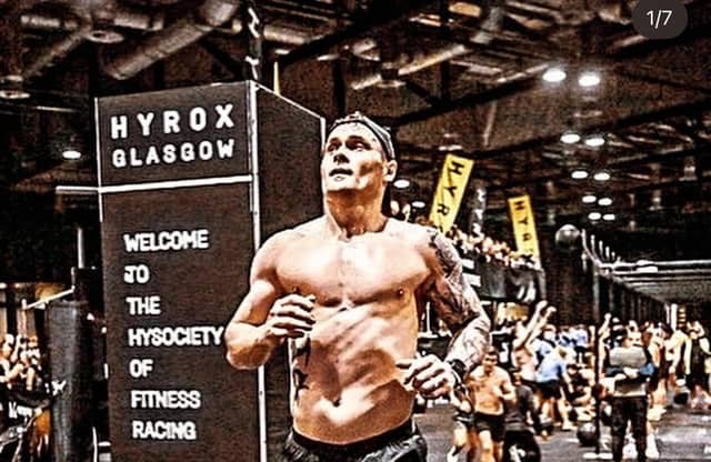 Pictured: Tony Barry of Tony's Hyrox Limerick competing at Hyrox Glasgow