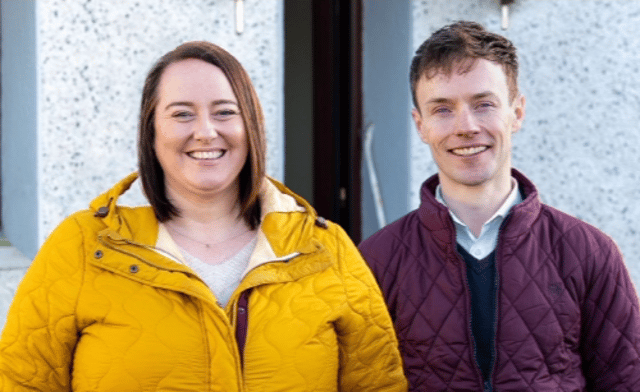 Tadhg Casey and Maggie Molloy
