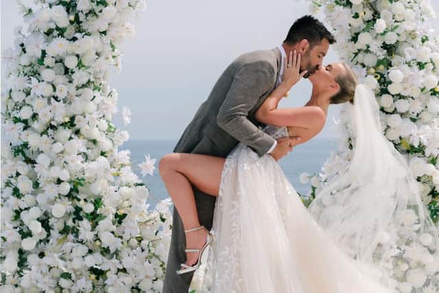 “He used to attend rugby matches but unfortunately he couldn’t attend due to noise levels with his tinnitus and acoustic sensitivity,” said Ms Buckley, who added that Mr Murray couldn't attend his son's wedding (pictured below).