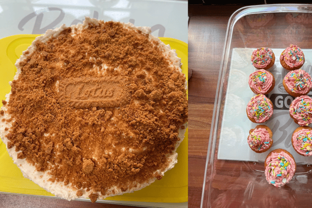 Have fun icing and decorating cupcakes or crushing the biscuit base for the cheesecake.