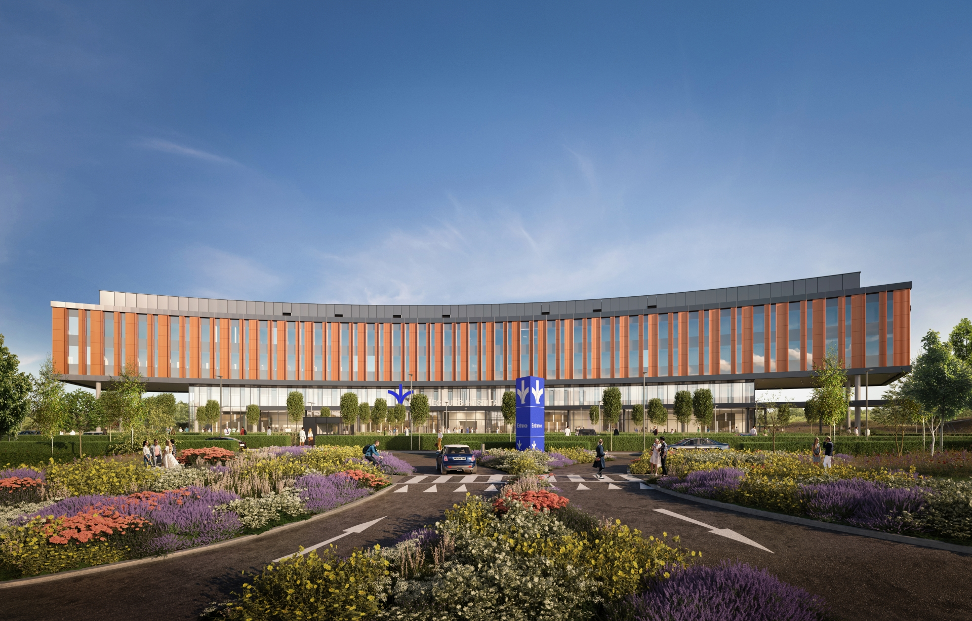 A visualisation of the new Bon Secours Hospital Limerick design