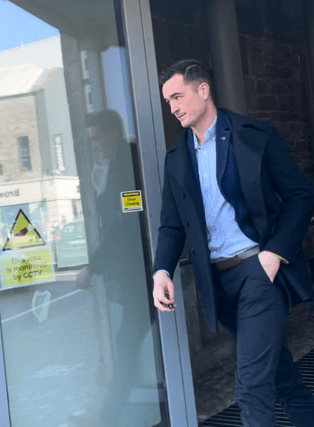 Limerick hurler Kyle Hayes outside Limerick Courthouse at a previous sitting I PICTURE: Brendan Gleeson