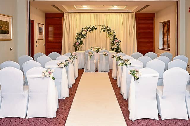 In 2023, the average age at marriage for an opposite-sex wedding in Ireland was 37.7 years for men and 35.8 years for women