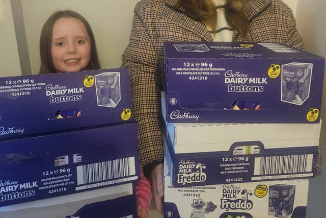 “A company called Get Slim in Turkey also sent over a big donation.”