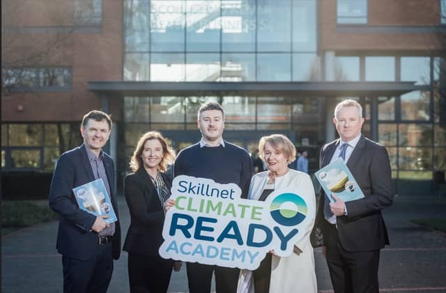 Dr. John McCarthy, MIC, Maria Kelly, Skillnet Climate Ready Academy, Colm Gaskin, 20FIFTY, Dr. Yvonne Delaney, UL and Mark Jordan, Skillnet | PICTURE: Brian Arthur