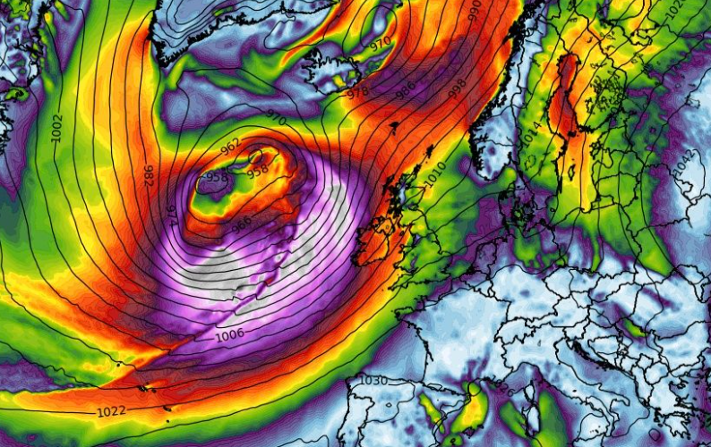 ALERT: Ireland at double storm threat amid Met Eireann update in brutal ...