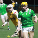 Limerick's Adam English in action against Antrim during a  challenge match between the counties on Friday night, PICTURE: Brendan Gleeson