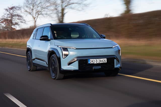 Recently launched, the new Kia EV3 (pictured below) follows the design theme of the large EV9. With a choice of two batteries with ranges of up to 436km and 607km. Next will be the EV5 compact SUV, and an EV4 saloon.