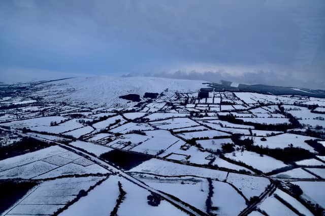 Helicopter view of north Limerick | Courtesy of Defence Forces personnel