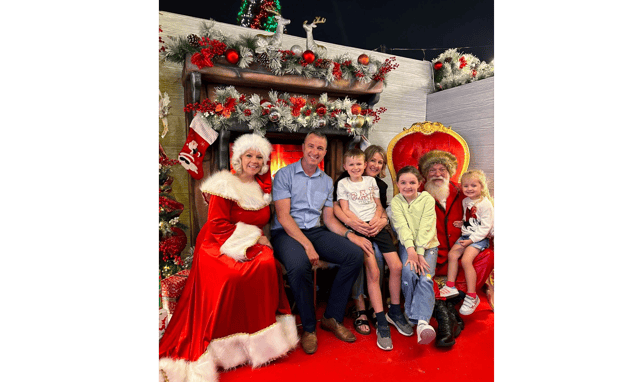 Wesley and Sarah Morrissey with their children Barry, Ella and Éabha, who live in Dubai