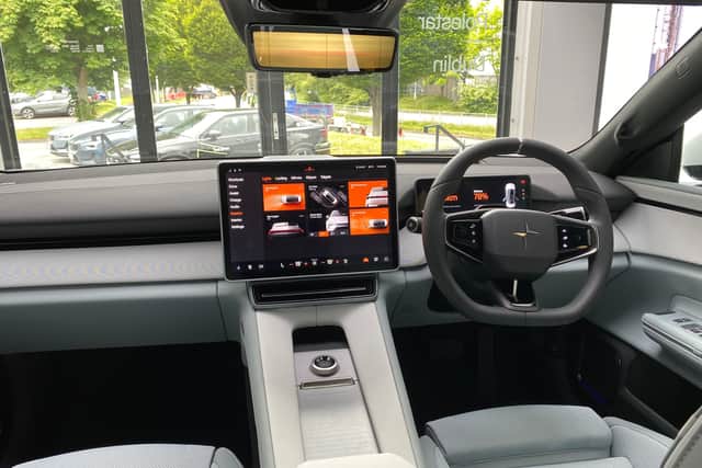 A panoramic sunroof stretches from the A-Pillars to beyond the heads of any rear passengers so people seated there have plenty of light. The sunroof is also tinted to block out bright sunshine rays. Passengers here enjoy plenty of space and can control their radio, climate control or heat their seats.