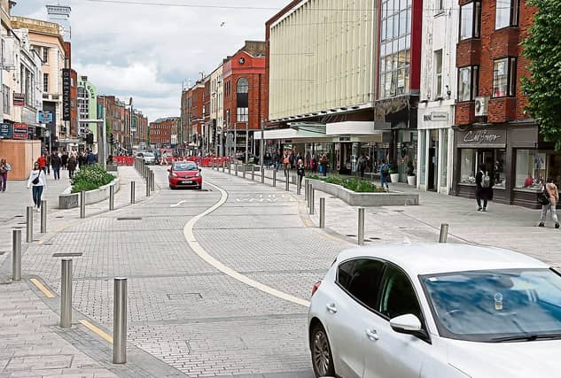 The light sculpture was expected to be a landmark feature at the chicane in O'Connell Street | PICTURE: Adrian Butler