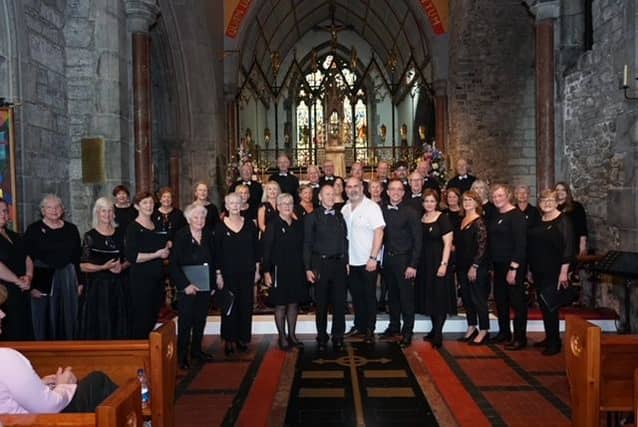 The Aoide Voices Choir (pictured), directed by Owen Gilhooly-Miles, will join the ensemble in concert