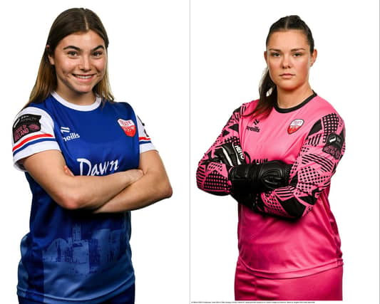 Caleigh Boeckx and Annie Ulliac are two of the four players after leaving the Treaty United women's squad | PICTURE: Sportsfile
