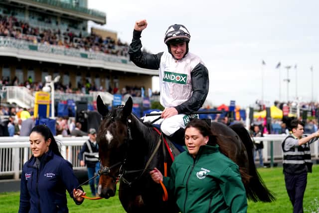“He seems to be fine,” reported Elliott. “I was disappointed with him, to be honest. For me, he was beaten after a couple of fences, he never really looked like he travelled or jumped.