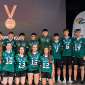Ireland Mixed U18's Touch rugby Team, European Bronze Medallists 2024