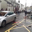 Serious damage was caused property and cars in Leitrim Village this lunch time when a tornado struck.
