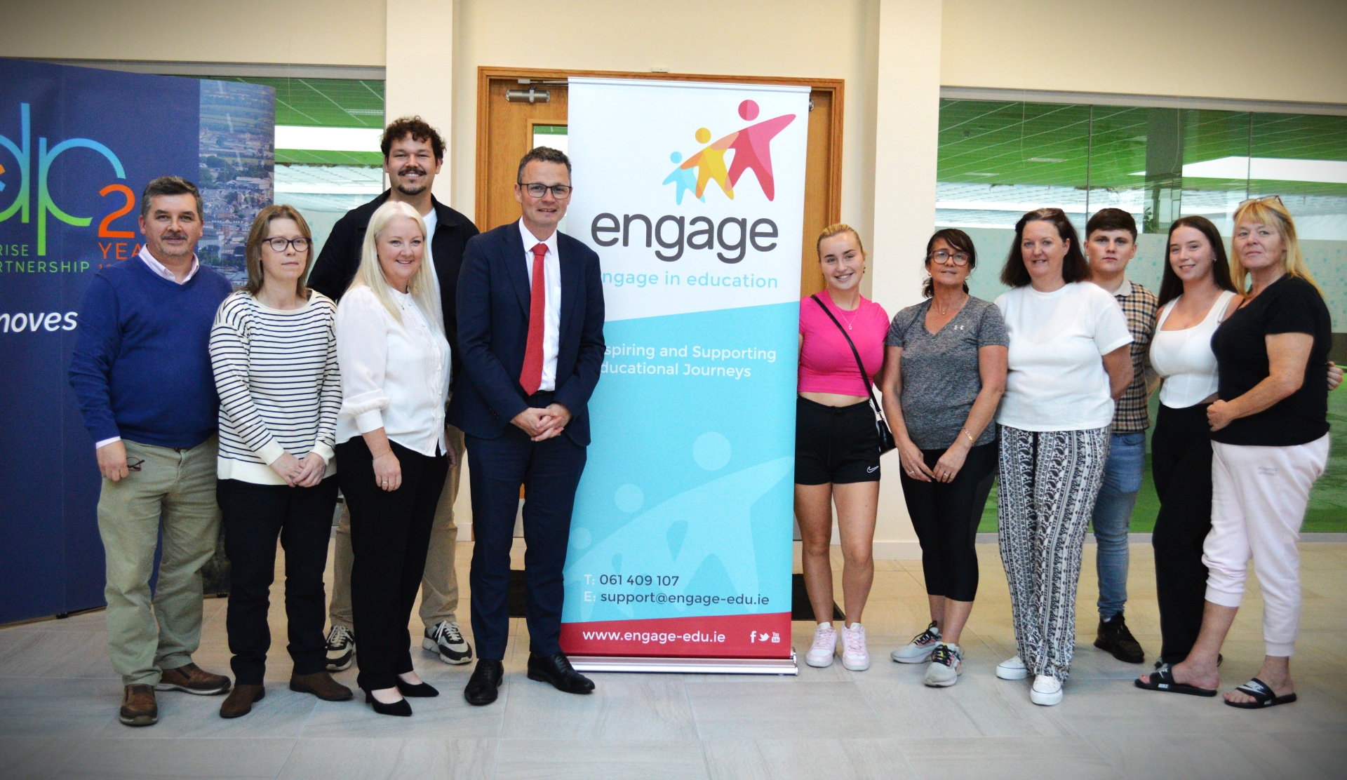 Minister engages with Engage on visit to Limerick charity