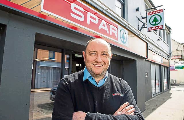 Padraig Broderick pictured outside his award-winning Spar shop in Croom