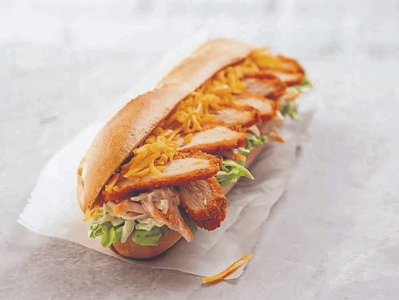 Three hot chicken fillet rolls were stolen