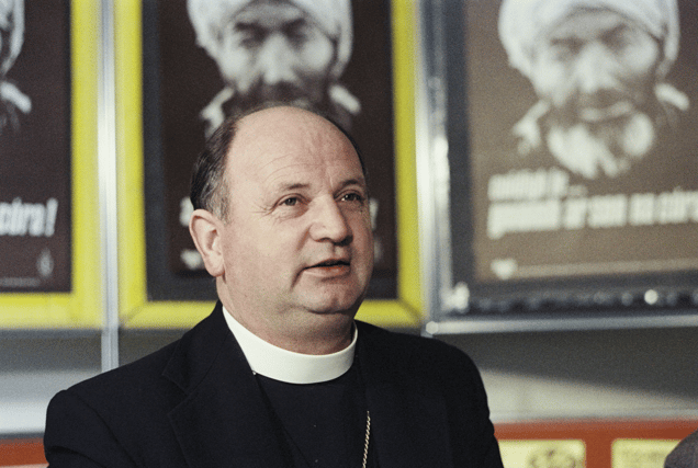 Bishop Eamonn Casey, formerly of the Limerick Diocese
