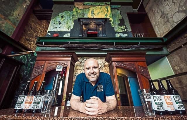 Steve Cunneen in Treaty City brewery at Nicholas Street in the city centre | PICTURE: Brian Arthur