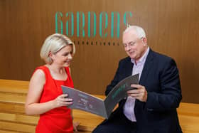 David Conway, CEO Limerick Twenty Thirty and Tina Stokes, Whoop at Gardens International, Henry Street, Limerick I PICTUE: Arthur Ellis