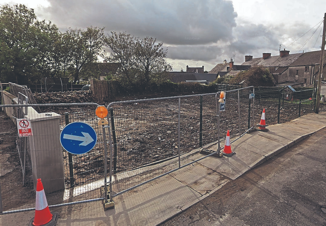 The proposed site on Crawford Street, Bruff