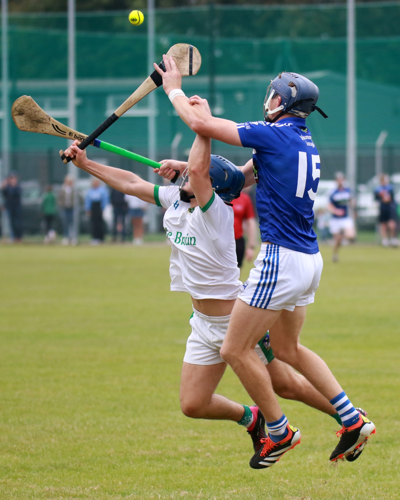 Dromin-Athlacca's David Reidy competes for possession against Ballybrown in the Group 2 Limerick SHC fixture at Claughaun on Sunday| PICTURE: Brendan Gleeson