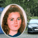 The scene at  Ballybobaneen Forest and (inset) Arlene Arkinson. Photo: Joe Boland (North West Newspix)