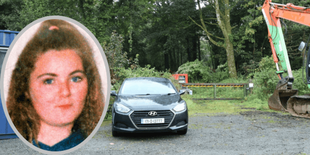 The scene at Ballybobaneen Forest and (inset) Arlene Arkinson. Photo: Joe Boland (North West Newspix)