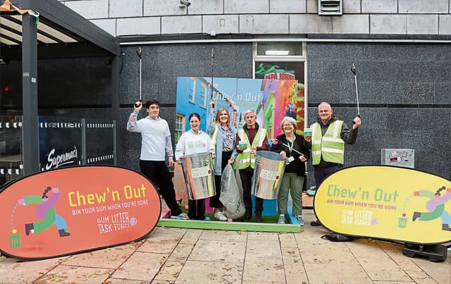 Alex Brady and Ella Seery, Gum Litter TaskForce, Maura O'Neill, Limerick City Tidy Towns, William O'Donnell, Helen Kenneally and Liam Cantillon, Limerick City & County Council PICTURE I Adrian Butler