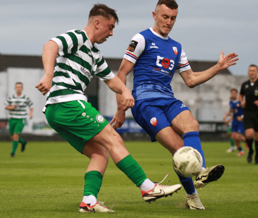 Treaty United and Pike Rovers players in action in the FAI CUP clash between the clubs | PICTURE: Brendan Glesson
