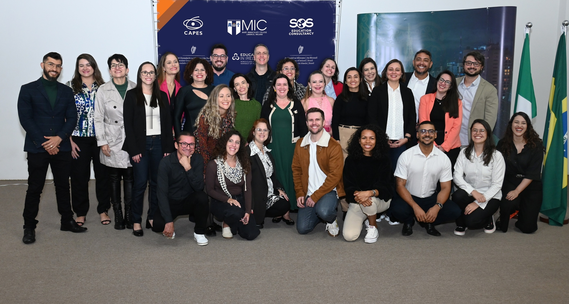 The group of Brazilian teachers. Picture: Carlos Alkmin / SOS Education Consultancy, 2024