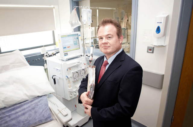 Professor Austin Stack, senior author and lead investigator at NKDSS, and consultant nephrologist in UHL
