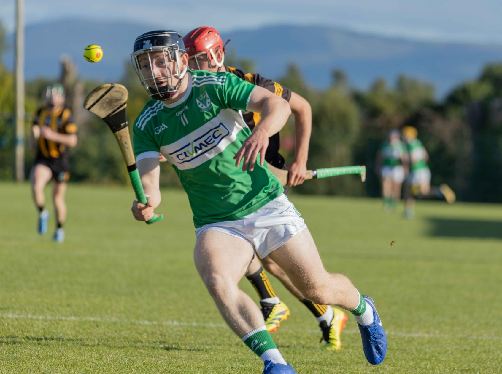 Patrick O'Donovan contributed 11 points for Effin in their Lyons of Limerick Premier IHC victory over Glenroe on Thursday evening | PICTURE: Sinead Kiely